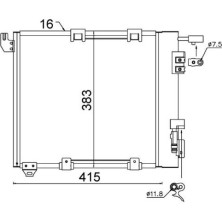 Kondensator, Klimaanlage | AC 349 000S