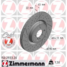 Bremsscheibe | MINI Clubmann, Coupe 05 | 150.2933.20