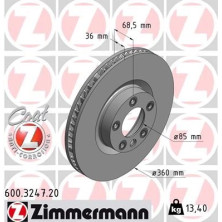 17 481 057 Bremsscheibe VA li | VW Touareg 10 | 600.3247.20