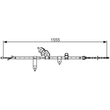 Handbremsseil li | TOYOTA Yaris | 1987482221