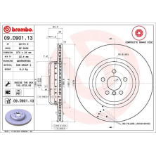 Bremsscheibe HA | BMW 7, 8, X4, X5, X7 15 | 09.D901.13