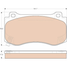 Bremsklötze VA | JEEP GRAND CHEROKEE III 2006-2010 | GDB4449