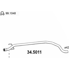 Abgasrohr | OPEL Corsa D 1.2 06 | 34.5011
