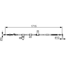 Handbremsseil re | TOYOTA Prius | 1987482348