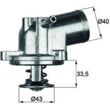 Integralthermostat | MERCEDES W202,203,Sprinter,VW LT | TI 21 87