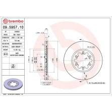 83 481 033 Bremsscheibe VA | MAZDA B-Serie,E-Serie 80 | 09.5957.10