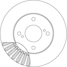 Bremsscheibe | SUZUKI Ignis 16 | DF6990