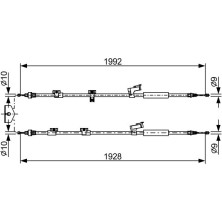 Handbremsseil | FORD C-Max 12 | 1987482494