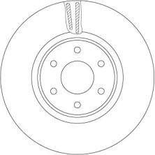 Bremsscheibe VA | MERCEDES X-Klasse 17 | DF6968S