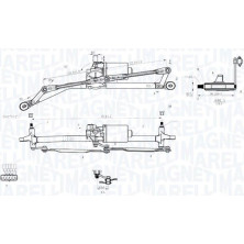 Wischermotor vorne | Fiat Punto 03 | 64012005011