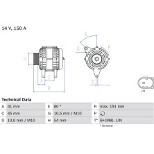 Lichtmaschine | FORD | 0 986 083 620