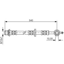 Bremsschlauch | TOYOTA Yaris | 1987476834