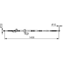 Handbremsseil | TOYOTA RAV4 00-05 | 1987482904