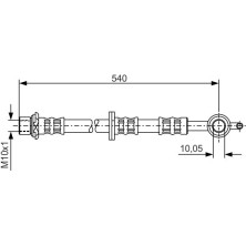 Bremsschlauch | TOYOTA,FAW | 1987476837