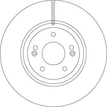 Bremsscheibe | HYUNDAI ix55 06 | DF6545S