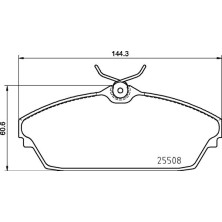 BREMBO Bremsklötze VA | TATA Xenon 06 | P 82 003