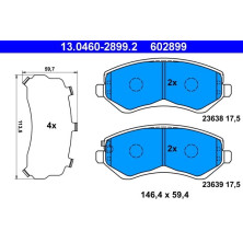 Bremsbelagsatz Chrysler P. Voyager 2.4-3.8 00-08 | 13.0460-2899.2