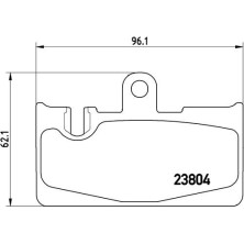 BREMBO Bremsklötze HA | LEXUS LS430 00 | P 83 059