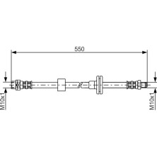 Bremsschlauch VA | BMW X3 04 | 1987481056