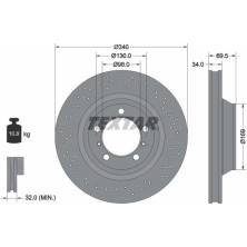 Bremsscheibe | 92287905