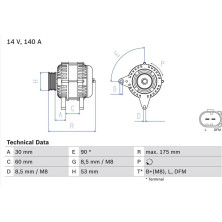 Lichtmaschine | AUDI,SEAT,SKODA,VW | 0 986 080 600