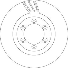 Bremsscheibe Ssangyong P. Rexton 2.9Td/3.2 4X4 04 | DF6881