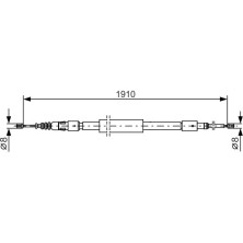 Handbremsseil | CITROEN C3 Picasso 09 | 1987482318