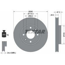 Bremsscheibe Hyundai P. Sonata/Elantra 00 | 92136600