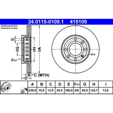 Bremsscheibe | 24.0115-0109.1