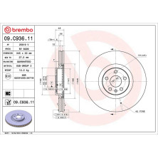 76 482 026 Bremsscheibe VA | VOLVO S90, V90, XC90, XC60 14 | 09.C936.11