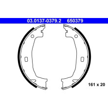Bremsbackensatz, Feststellbremse | 03.0137-0379.2