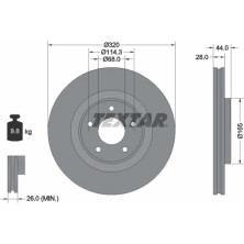 Bremsscheibe Nissan P. X-Trail 1.6 Dci 13 | 92283503