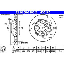 Bremsscheibe | 24.0138-0100.2