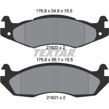 Bremsbelagsatz Jeep P. Cherokee 84- / Hummer 92 | 2182001