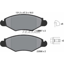 Bremsbelagsatz Peugeot S. 206/306 | 2359703