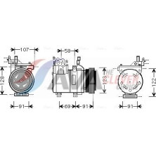 Kompressor PKW | HYUNDAI Matrix 1,8 01 | 89082