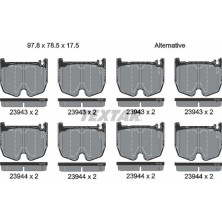 Bremsbelagsatz Db P. W220/R230 01 | 2394301