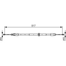 Handbremsseil | MERCEDES W164 05 | 1987482024