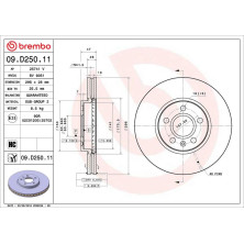 Bremsscheibe VA | VOLVO | 09.D250.11