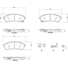 BREMBO Bremsklötze VA | FORD Ranger 19 | P 24 235