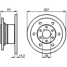 Bremsscheibe VA | IVECO Daily 78 | 0 986 478 742