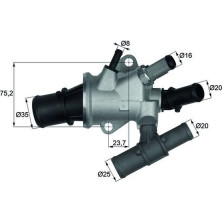 Integralthermostat | FIAT Doblo 00 | TI 168 88