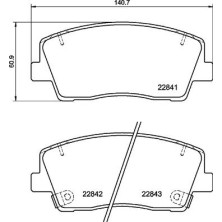 BREMBO Bremsklötze VA | KIA Stinger 17 | P 30 108