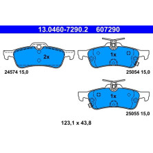 Bremsbelagsatz Honda T. Civic 1.4-1.8 I-Vtec/1.6-2.2 I-Dtec 12 | 13.0460-7290.2