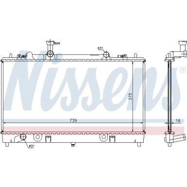 Wasserkühler PKW | MAZDA 6 02 | 62466A