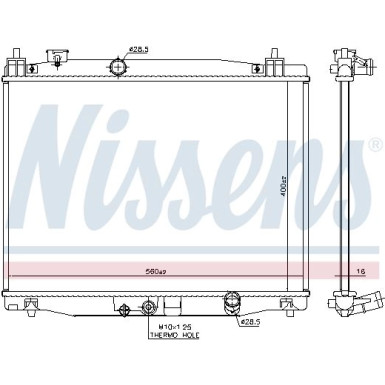 Wasserkühler PKW | Honda Jazz 13 | 606183