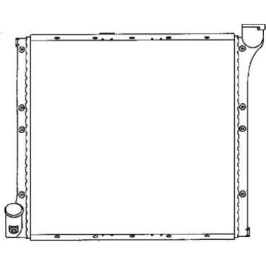 Kühler, Motorkühlung | 503001