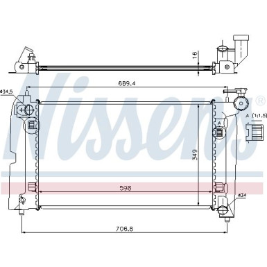 Wasserkühler PKW | TOYOTA Avensis,Corolla 01 | 64646A