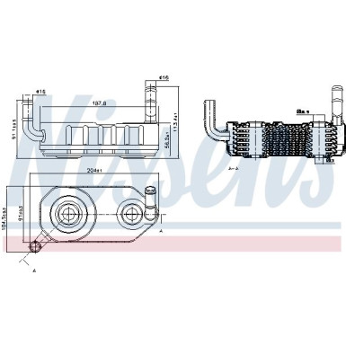 Ölkühler PKW | VW PASSAT 88- 1.8 I | 90708