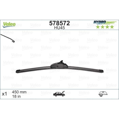 VALEO HydroConnect Upgr. LHD 45cm | Corsa C, Punto, MAZDA 3 | 578572